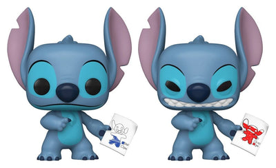 Lilo & Stitch POP! Stitch con Mood Chart con Chase - Funko, 9 cm, Assortimento da 6