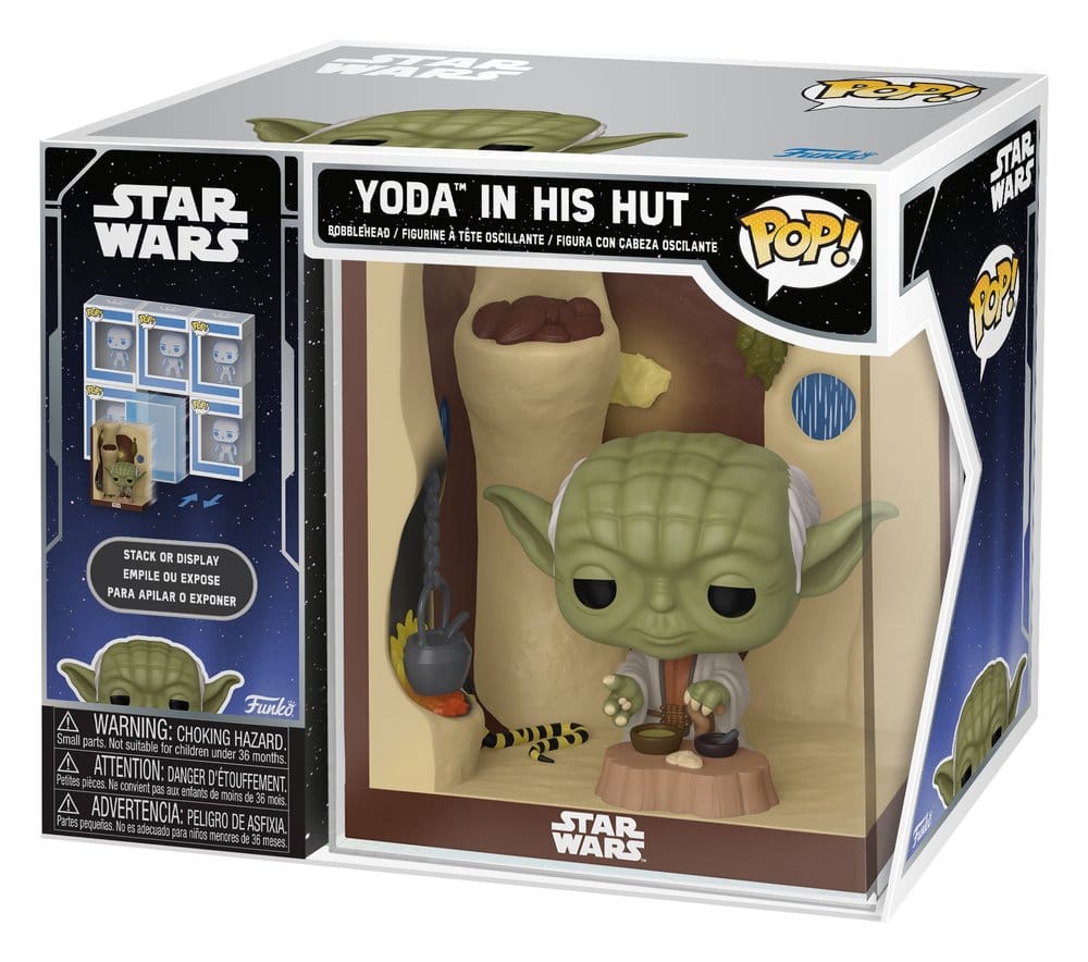 Funko POP! Star Wars Capanna di Yoda Figura in Vinile 9 cm