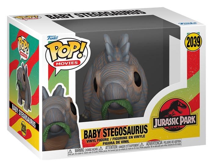 Jurassic Park POP! Movies Figura in Vinile Baby Stegosaurus 9 cm - Funko