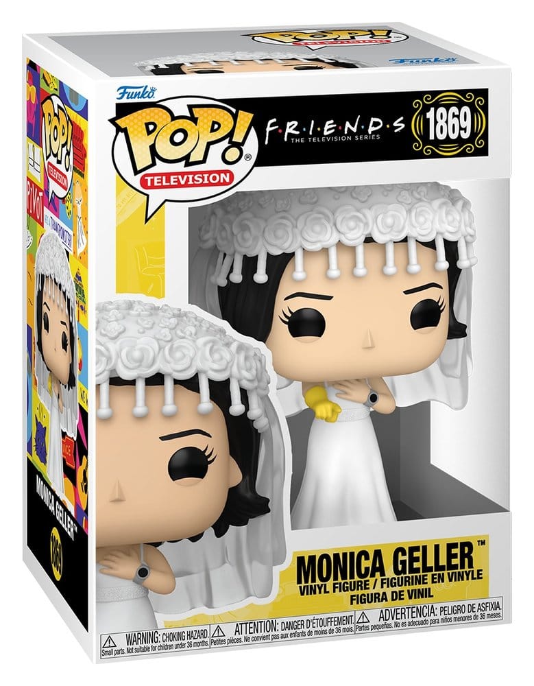 Funko POP! Friends - Monica Geller in abito da sposa, figura in vinile 9 cm
