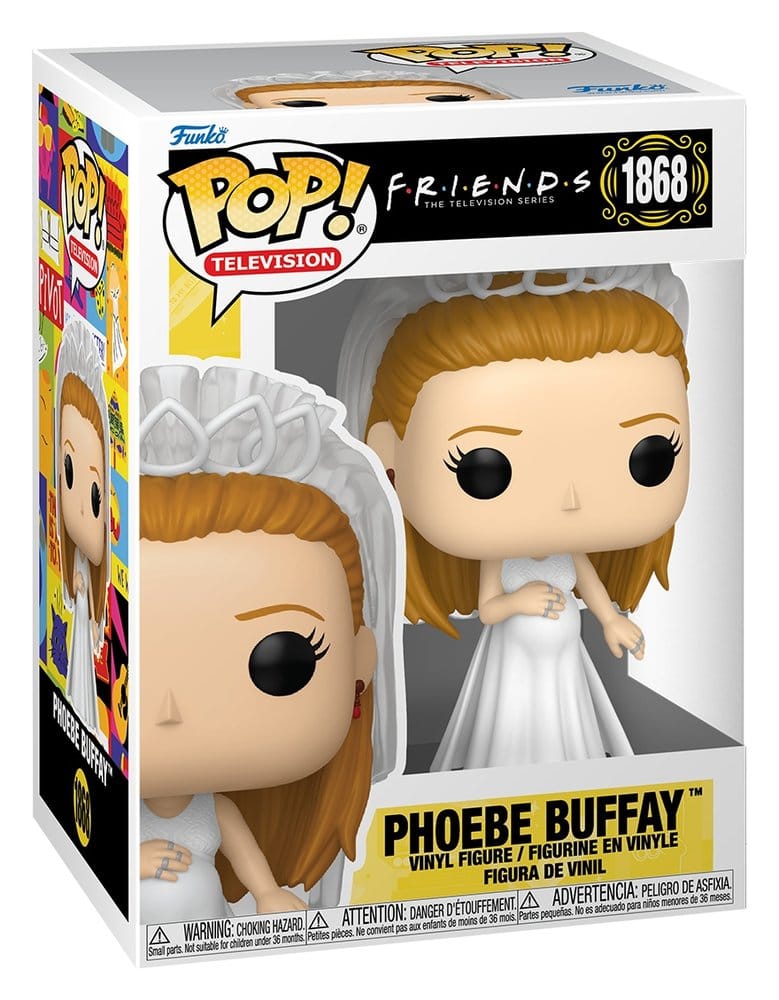 Friends POP! Figura in vinile Phoebe Buffay (Abito da sposa) 9 cm - Funko