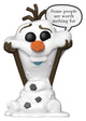Frozen POP! Sayings Figura in Vinile Olaf 9 cm - Funko