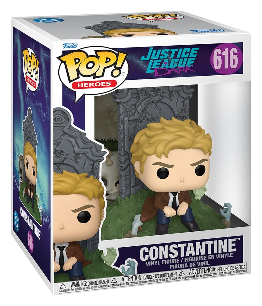 Funko POP! Deluxe Justice League Dark - Constantine, Figura in Vinile 9 cm