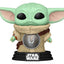 Star Wars: The Mandalorian and Grogu POP! Figure Bobblehead in Vinile Grogu 9 cm Funko