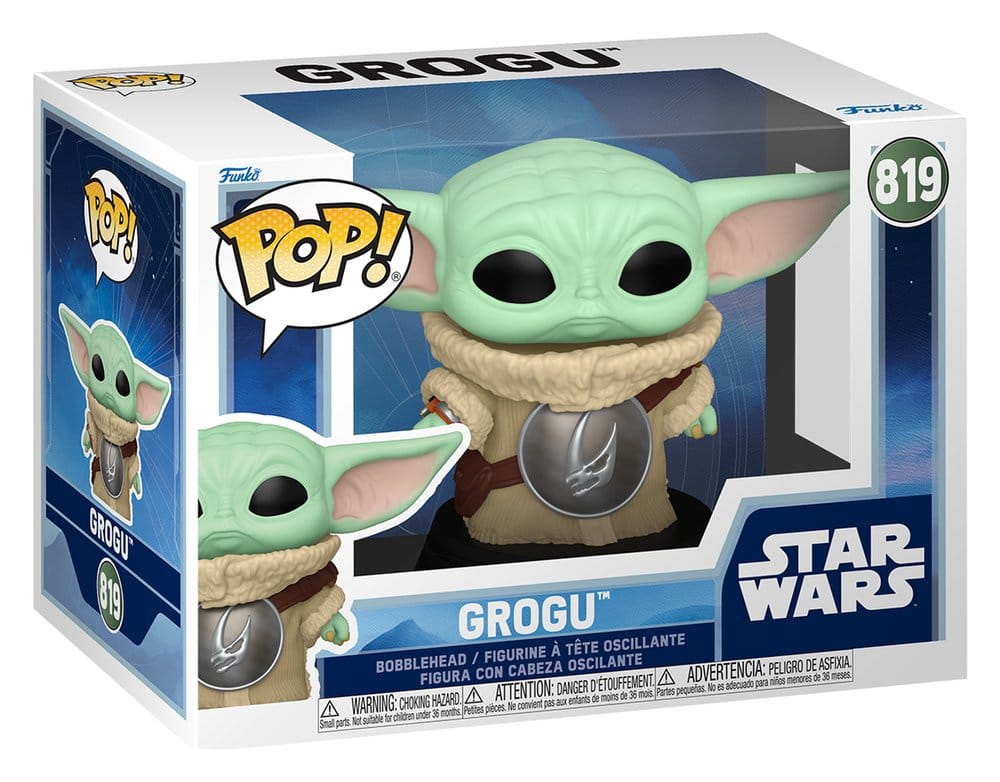 Star Wars: The Mandalorian and Grogu POP! Figure Bobblehead in Vinile Grogu 9 cm Funko