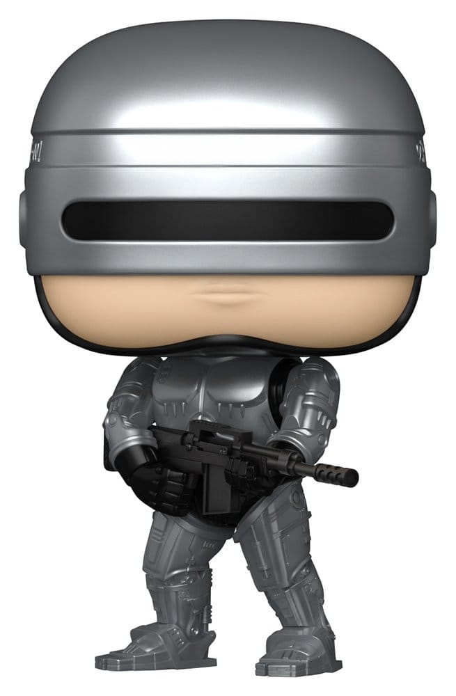 RoboCop POP! Movies Figura in Vinile Metallic con Chase - Funko, 9 cm, Confezione da 6