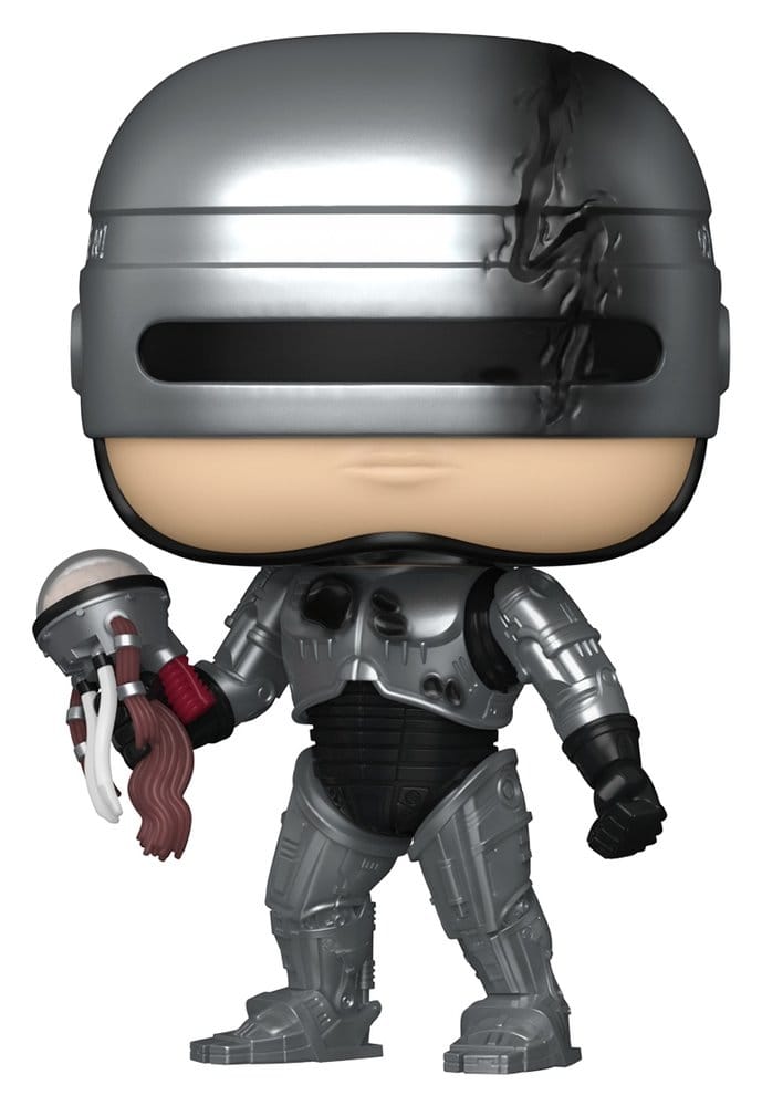RoboCop POP! Movies Figura in Vinile Metallic con Chase - Funko, 9 cm, Confezione da 6