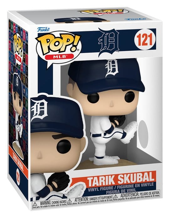 Funko POP! MLB Figura in Vinile: Tarik Skubal – Detroit Tigers, 9 cm