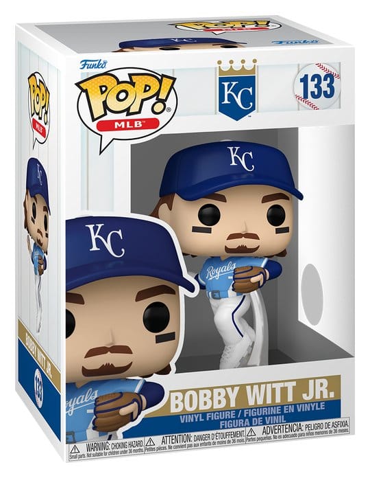 Funko POP! MLB Action Figure Bobby Witt Jr. – Kansas City Royals, 9 cm