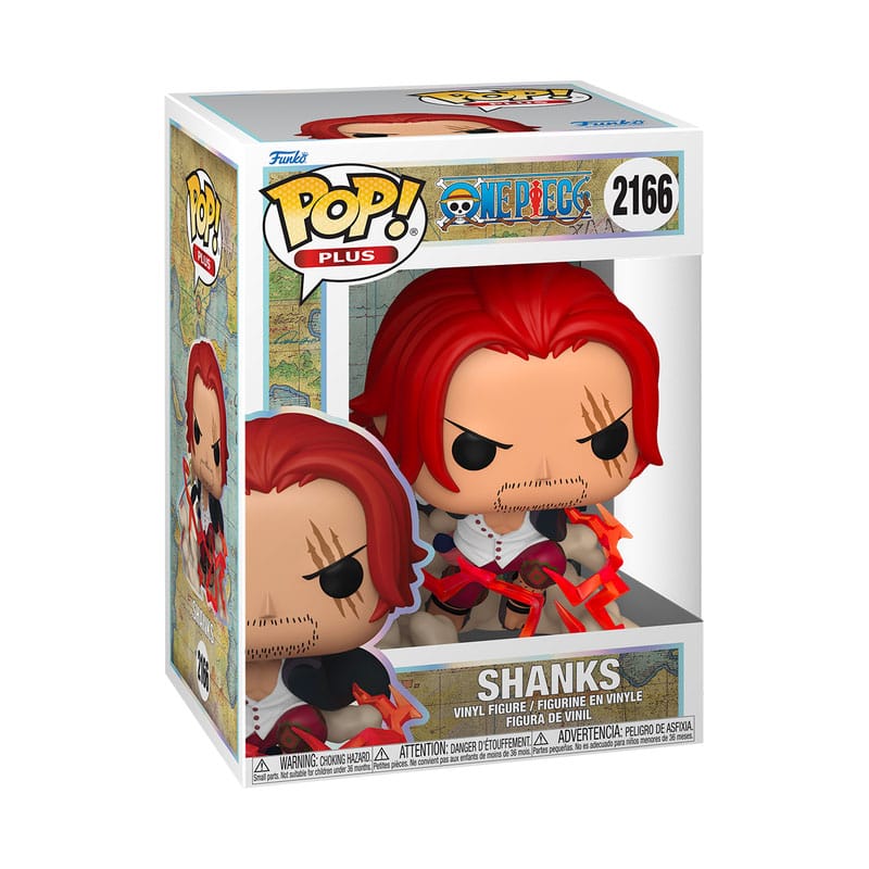One Piece POP! Plus Shanks, figura in vinile animata 9 cm - Funko