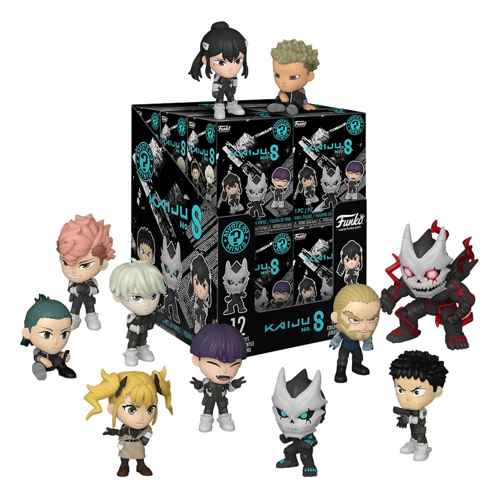Kaiju No. 8 Mini Figure in Vinile 5 cm, Display da 12 Pezzi - Funko