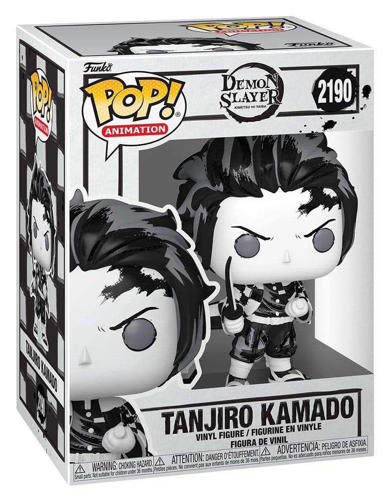Demon Slayer: Kimetsu no Yaiba - Tanjiro (Sumi-Ink) POP! Animation Figura in Vinile 9 cm Funko