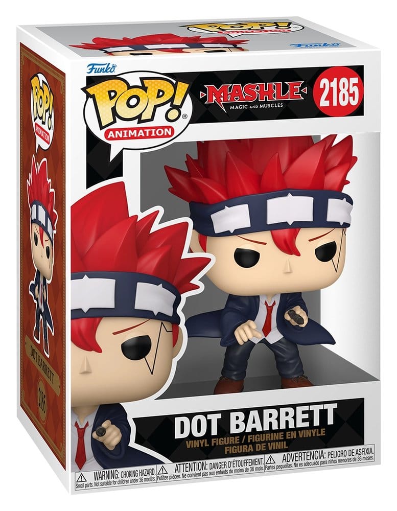 Mashle POP! Animation Figura in Vinile Dot Barrett con Chase 9 cm - Funko (Confezione da 6)