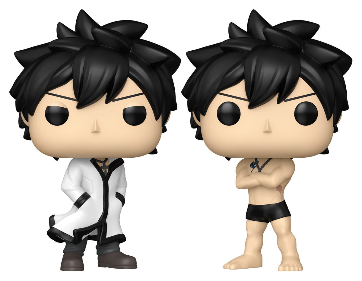 Fairy Tail 100 Year Quest POP! Animation Figure in Vinile Gray con Variante Chase 9 cm, Set da 6 Funko