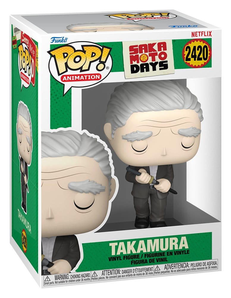 Sakamoto Days POP! Animation Figura in Vinile Takamura 9 cm - Funko