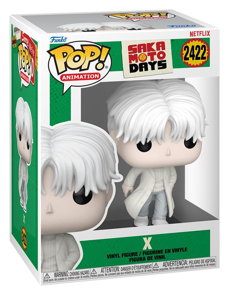 Sakamoto Days POP! Animation Figura in Vinile Kei "X" 9 cm - Funko