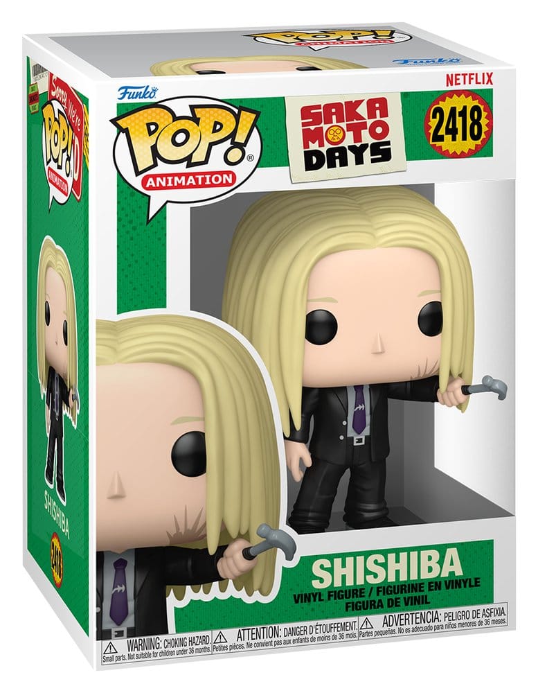 Sakamoto Days POP! Animation Figura in Vinile Shishiba 9 cm - Funko