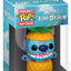 Lilo & Stitch POP! Portachiavi in Vinile Stitch con Ananas 4 cm - Espositore da 12 Pezzi Funko