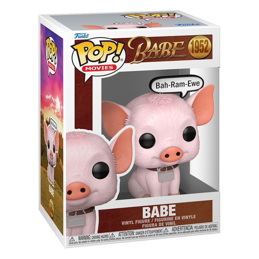 Babe POP! Movies Figura in Vinile Babe (Bah-Ram-Ewe) 9 cm - Funko