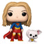 Supergirl con cucciolo Krypto POP! Heroes - Figura in vinile 9 cm - Funko