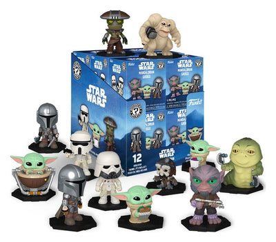 Star Wars Mystery Mini Figure in vinile da 5 cm The Mandalorian and Grogu Serie 2, display da 12 buste - Funko