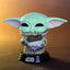 Star Wars: The Mandalorian and Grogu - Grogu con panino, figura in vinile POP! 9 cm