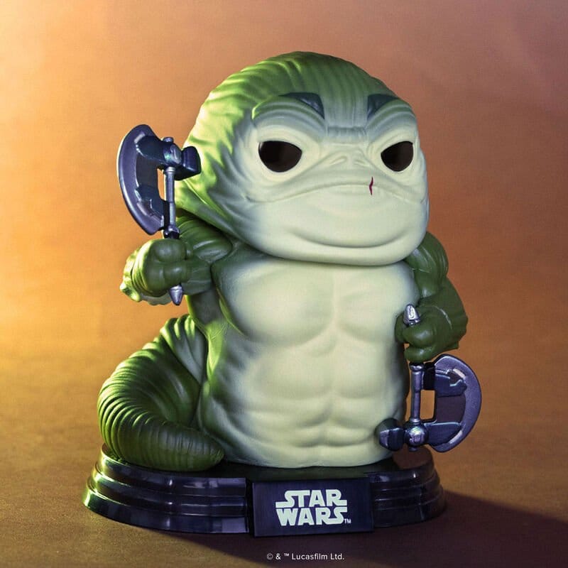 Star Wars: The Mandalorian and Grogu – Rotta the Hutt (Glow) POP! Figura in Vinile 9 cm