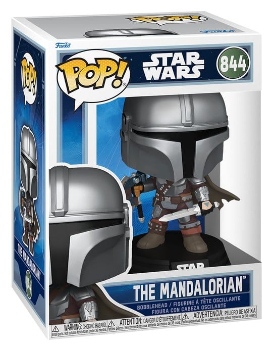 Star Wars: The Mandalorian e Grogu POP! Figura in vinile - The Mandalorian (Dual Wield) 9 cm, Funko