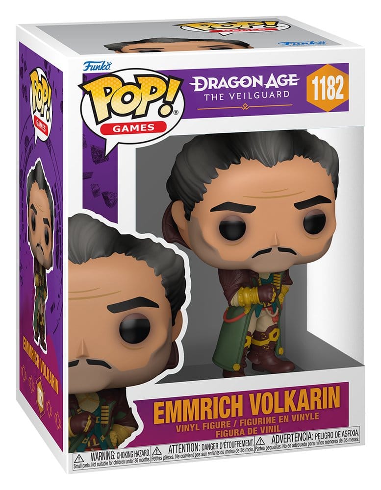 Dragon Age: The Veilguard POP! Games Figura in Vinile Emmrich Volkarin 9 cm - Funko