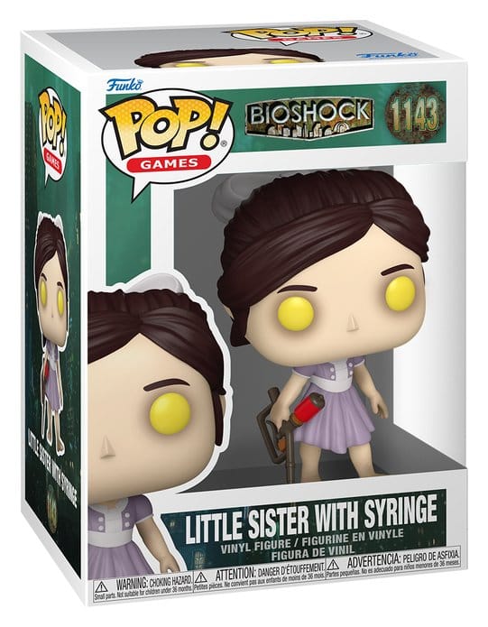 Bioshock POP! Games Little Sister con Siringa - Figura in Vinile 9 cm Funko