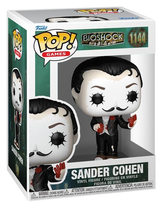 Bioshock POP! Games Figura in Vinile Sander Cohen 9 cm - Funko