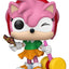 Sonic - Amy Rose con Piko Hammer, figura in vinile POP! Games con Chase - Funko, 9 cm