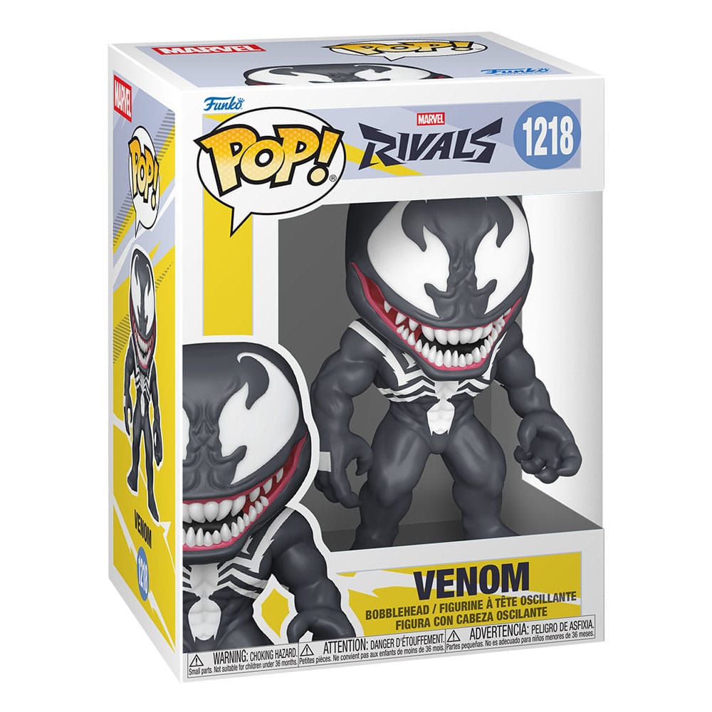 Funko POP! Games Marvel Rivals Venom con Chase - Figura in Vinile 9 cm (Assortimento da 6)