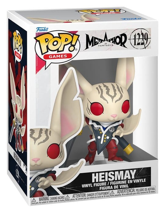 Metaphor: ReFantazio POP! Games Figura in Vinile Heismay 9 cm - Funko