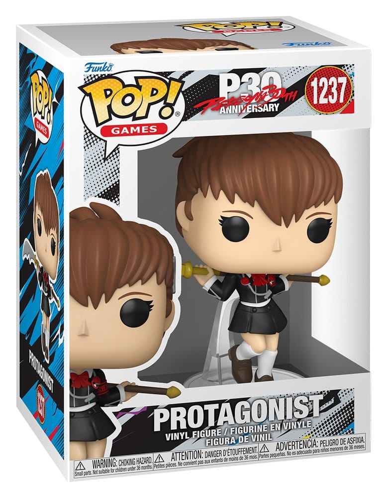 Persona 3 POP! Games Figura in Vinile Protagonista Femminile (Kotone) 9 cm - Funko