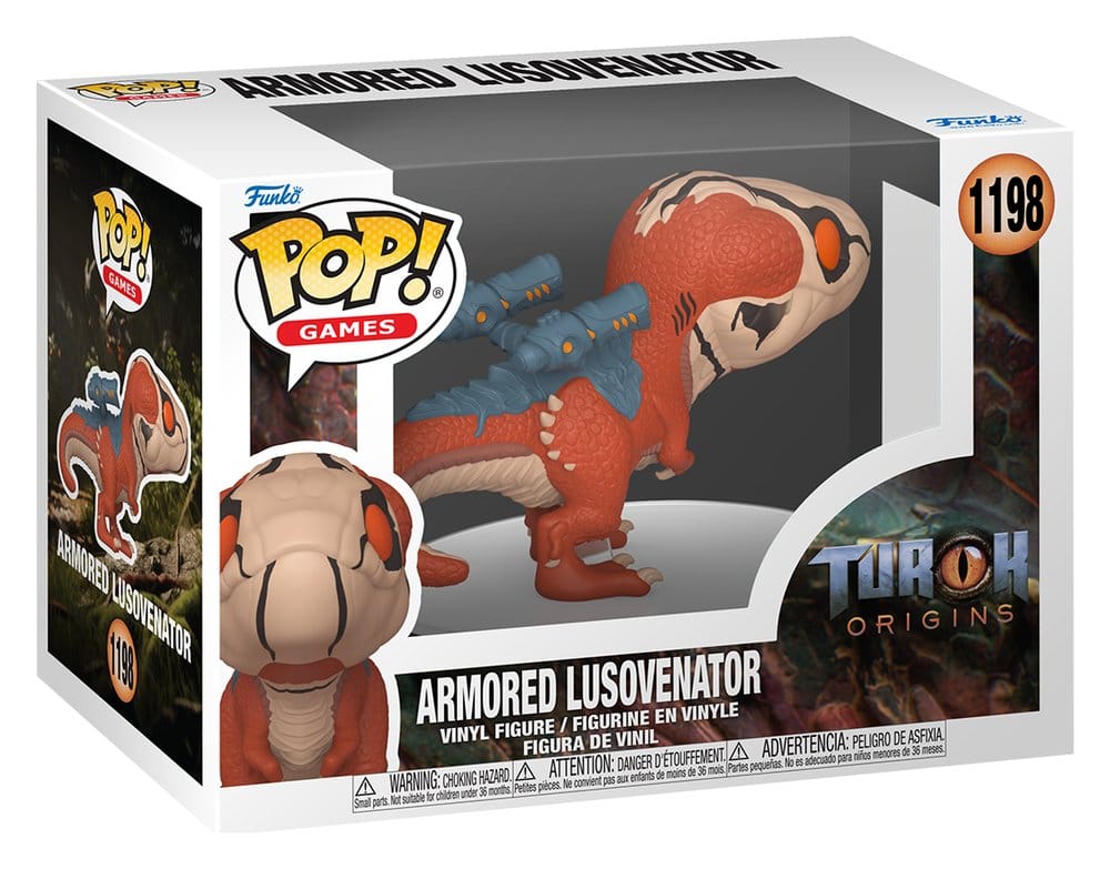 Funko POP! Games Turok - Armored Lusovenator, Figura in Vinile 9 cm