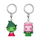 Wicked POP! Portachiavi in Vinile 2-Pack Glinda & Elphaba (Ombre) 4 cm - Funko