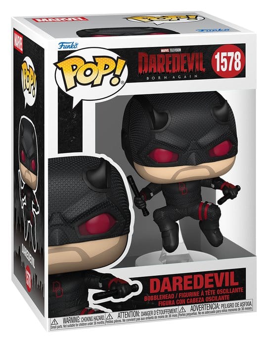 Daredevil: Born Again POP! Marvel Figura in Vinile Daredevil (Black Suit) 9 cm - Funko