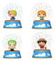 One Piece Mini Figures Glitter Globes Display 5 cm (12 buste a sorpresa) Funko