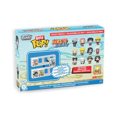 Naruto Shippuden Bitty POP! 4-Pack Battles - Mini-figure in vinile da 2,5 cm, Funko