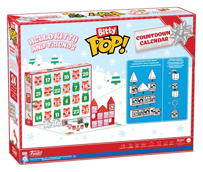 Hello Kitty Bitty POP! Calendario dell'Avvento 24 Giorni - Funko