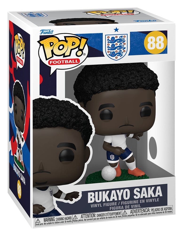 Funko POP! Figura in vinile Calcio Inghilterra - Bukayo Saka 9 cm