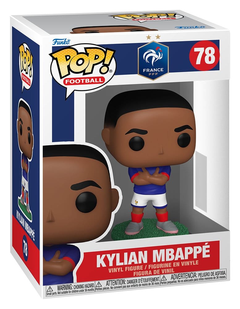 Funko POP! Football Figura in Vinile Francia - Kylian Mbappé 9 cm
