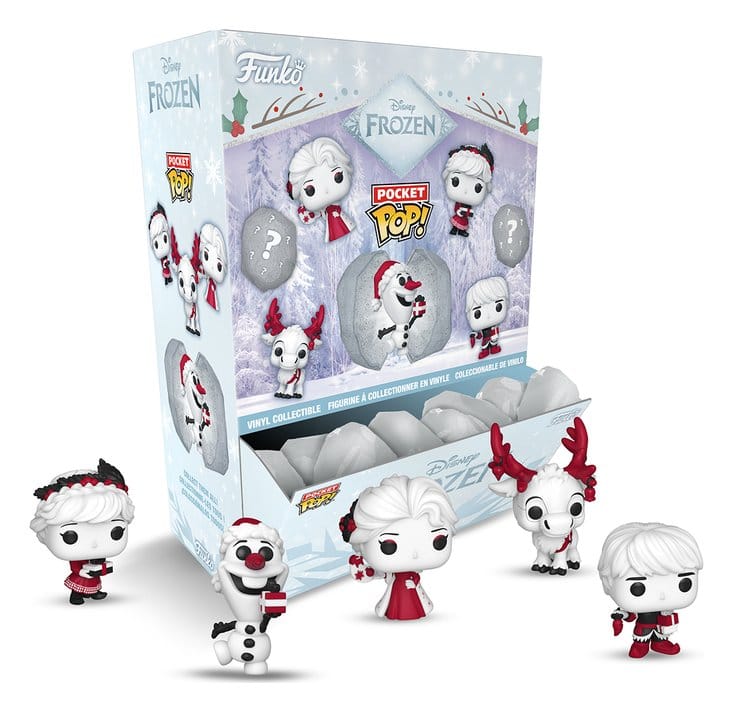 Frozen Pocket POP! Vinyl Figure Snowballs Display da 12 Mini Figure Funko
