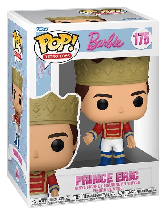 Funko POP! Animation Barbie in the Nutcracker Prince Eric con Variante Chase 9 cm, Set da 6 Figure in Vinile