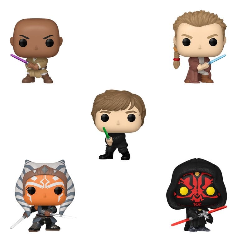 Star Wars Mystery Pocket POP! Vinyl Figure Kyber Crystals Display da 12 Mini Figure Funko