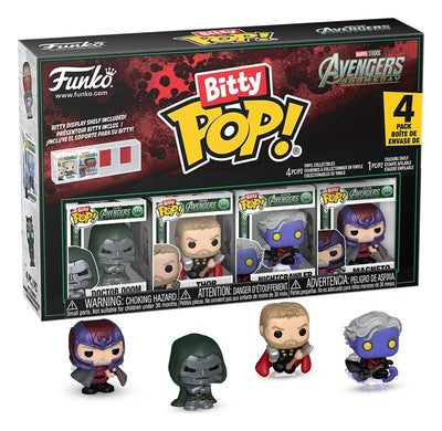 Avengers: Doomsday Bitty POP! Figure in Vinile, Confezione da 4, Serie 2, 2,5 cm - Funko