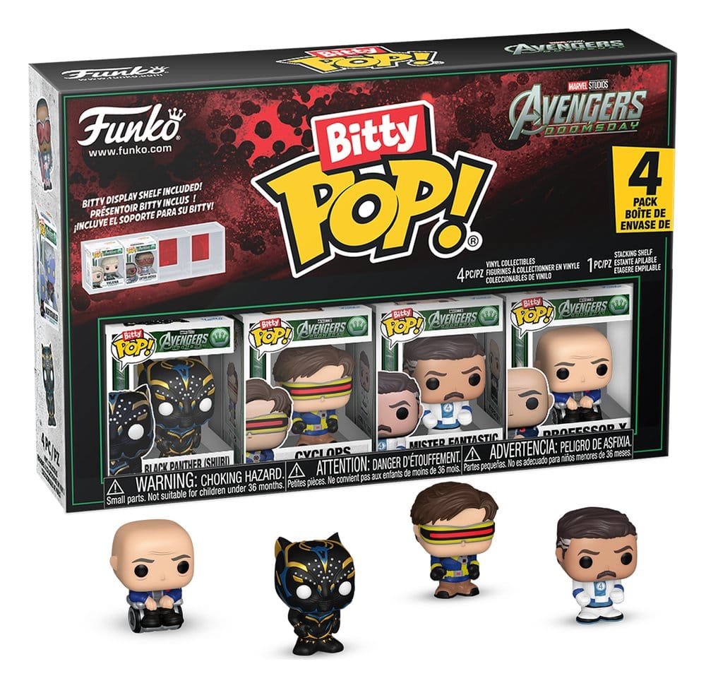 Avengers: Doomsday Bitty POP! Figure 4-Pack Serie 3, 2,5 cm - Funko