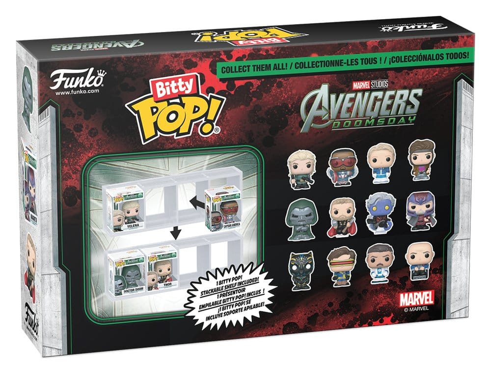 Avengers: Doomsday Bitty POP! Figure 4-Pack Serie 3, 2,5 cm - Funko