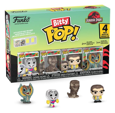 Jurassic Park Bitty POP! Mini-figure in vinile 4 pezzi Mr. DNA 2,5 cm - Funko
